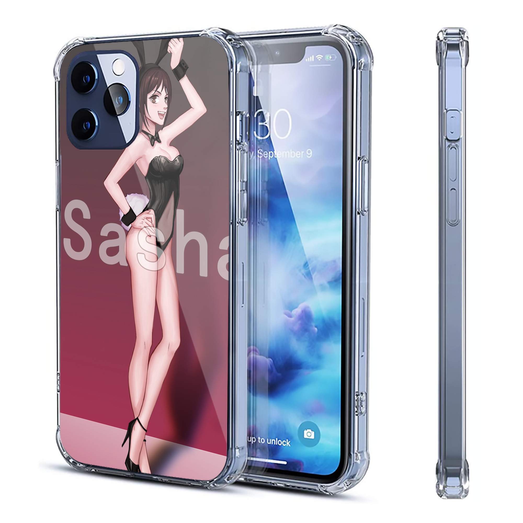（画像用） 進撃の巨人 Attack on Titan 【iPhone 12シリーズ対応】透明スマホケース（クリアソフトケース）